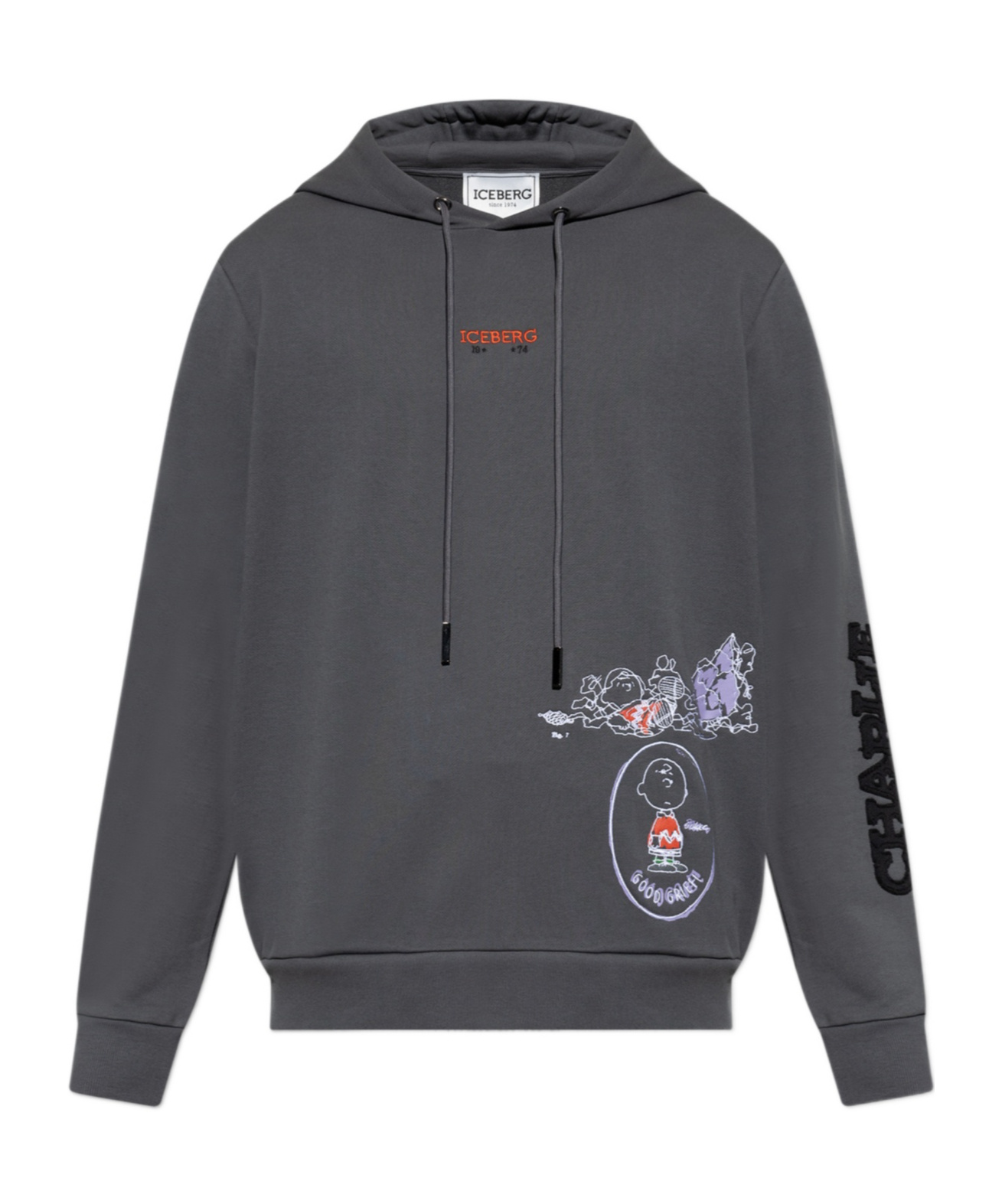 Iceberg X Peanuts Graphic-print Hoodie In Gold
