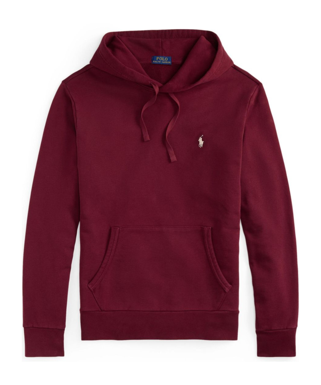Polo Ralph Lauren Hooded Loopback Fleece Sweater In Brown