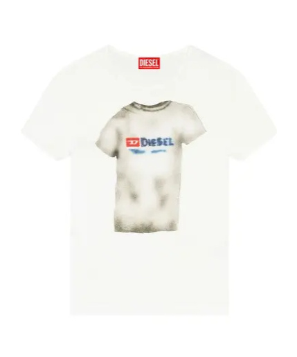 Diesel Short-sleeved T-shirt In White