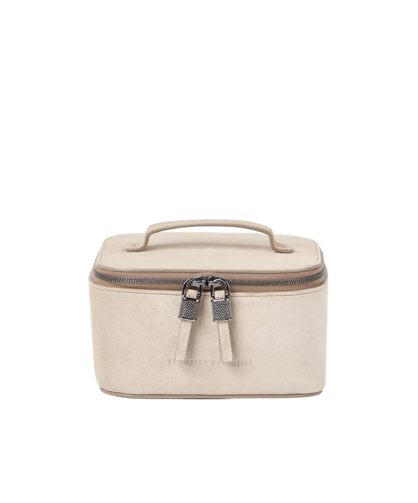Brunello Cucinelli Zipper Jewelry Box In White
