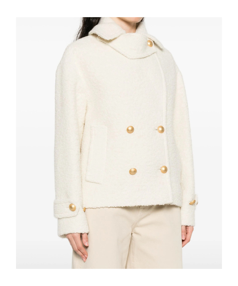 Tagliatore Double-breasted Buttoned Jacket In Pink