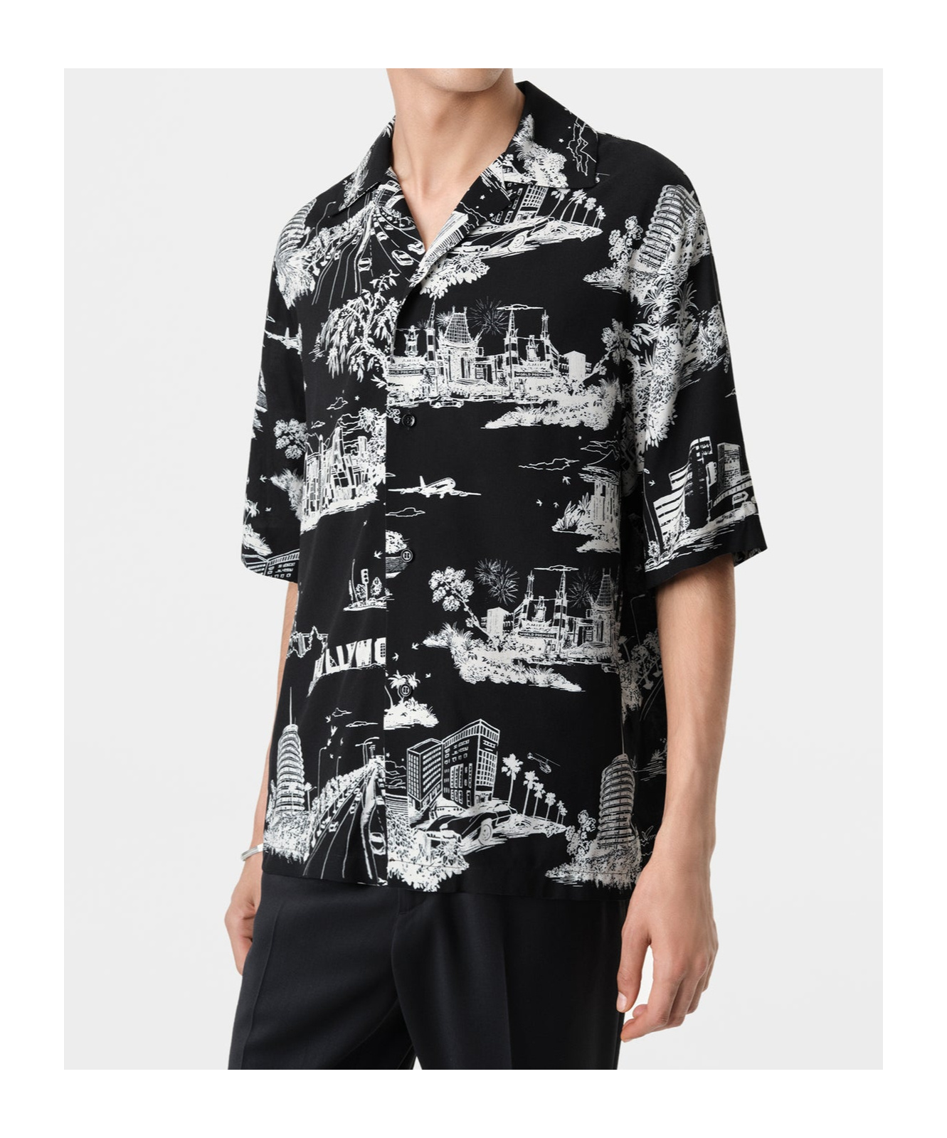 AMIRI SHORT-SLEEVED PRINTED SHIRT 