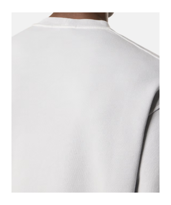 Stone Island Compass-badge Sweatshirt In White