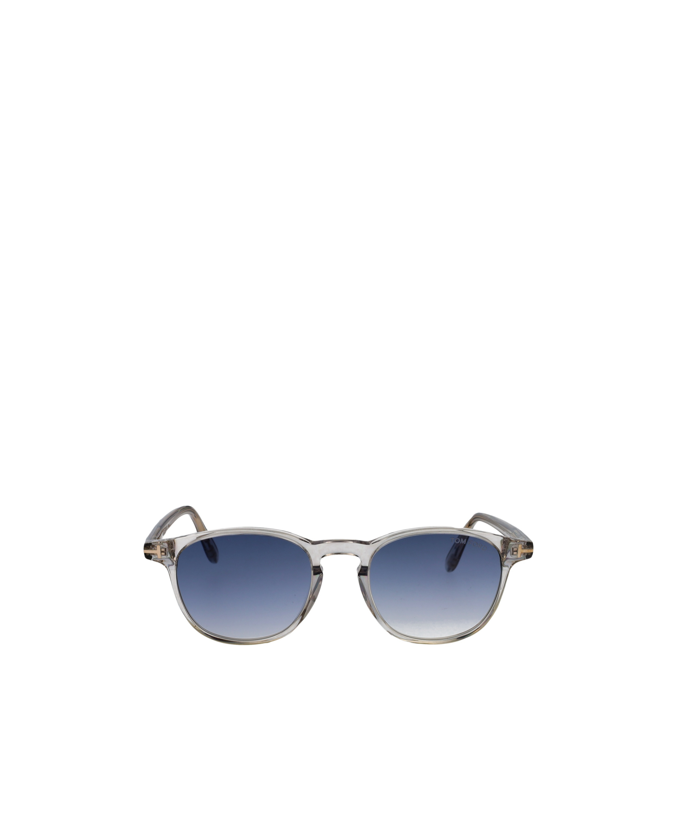 Tom Ford Eyewear Holt Round Frame Sunglasses In Brown