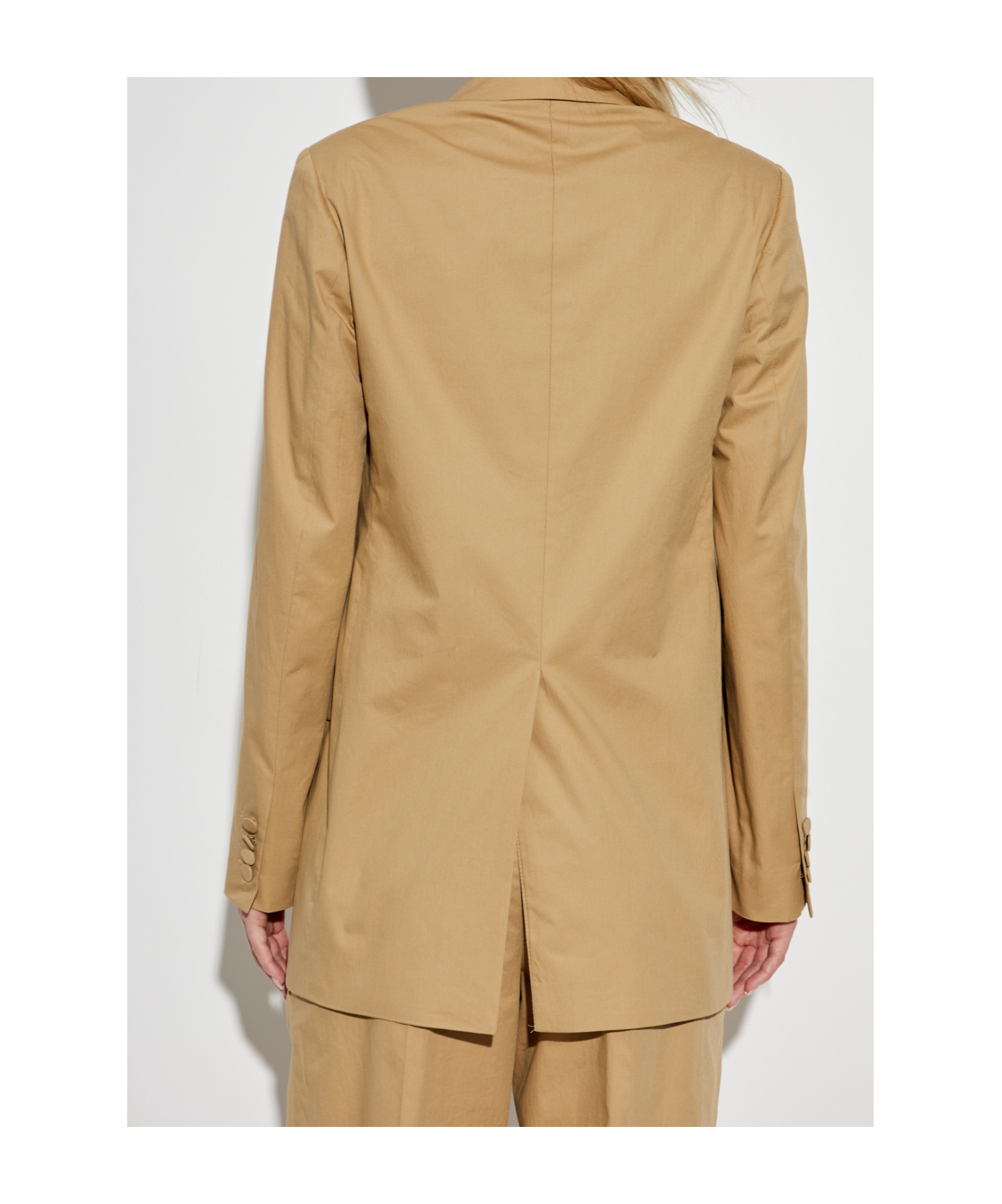 Dries Van Noten Basti Oversized Mohair Wool Jacket In Nude