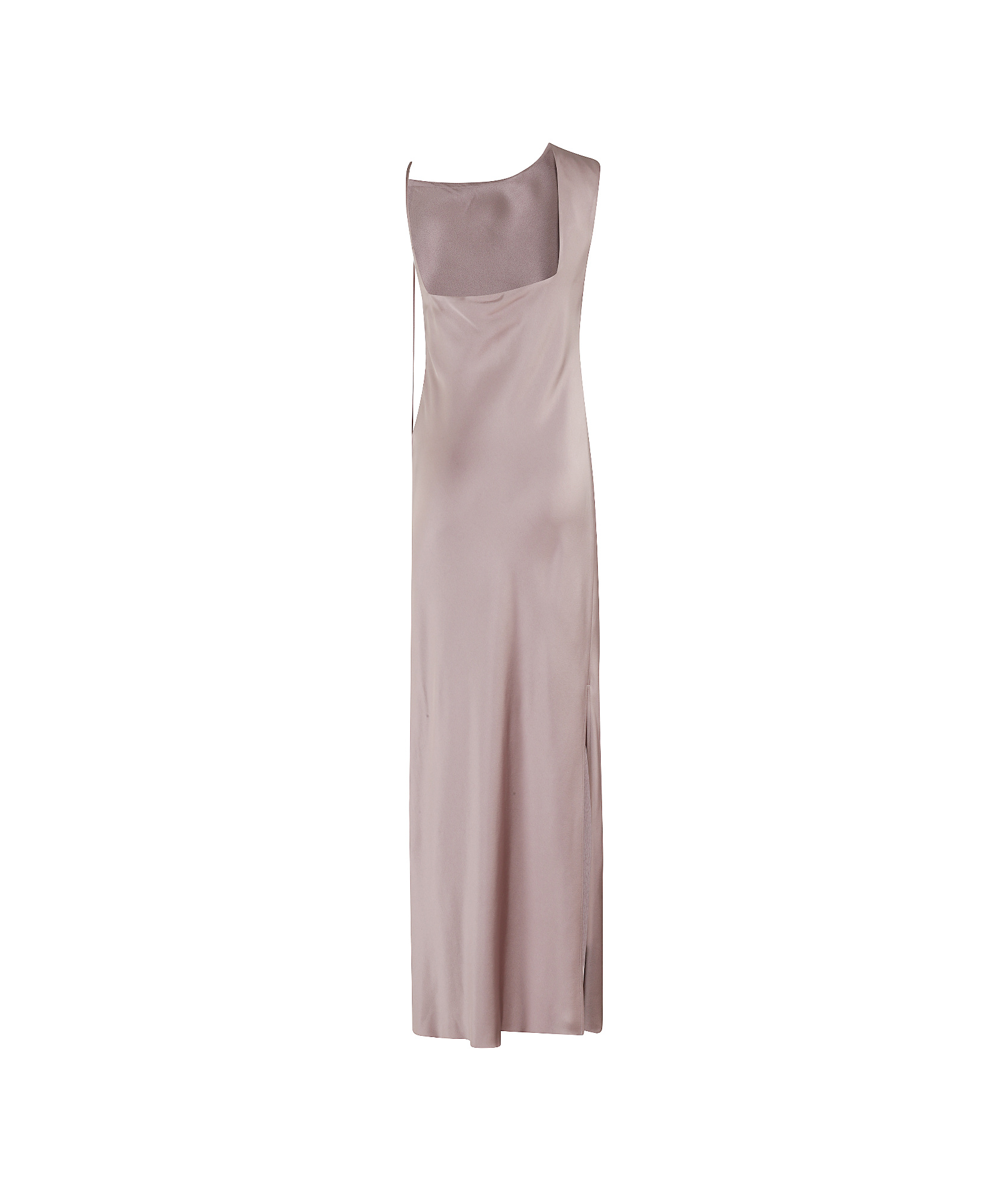 ALYSI ASYMMETRIC SATIN DRESS