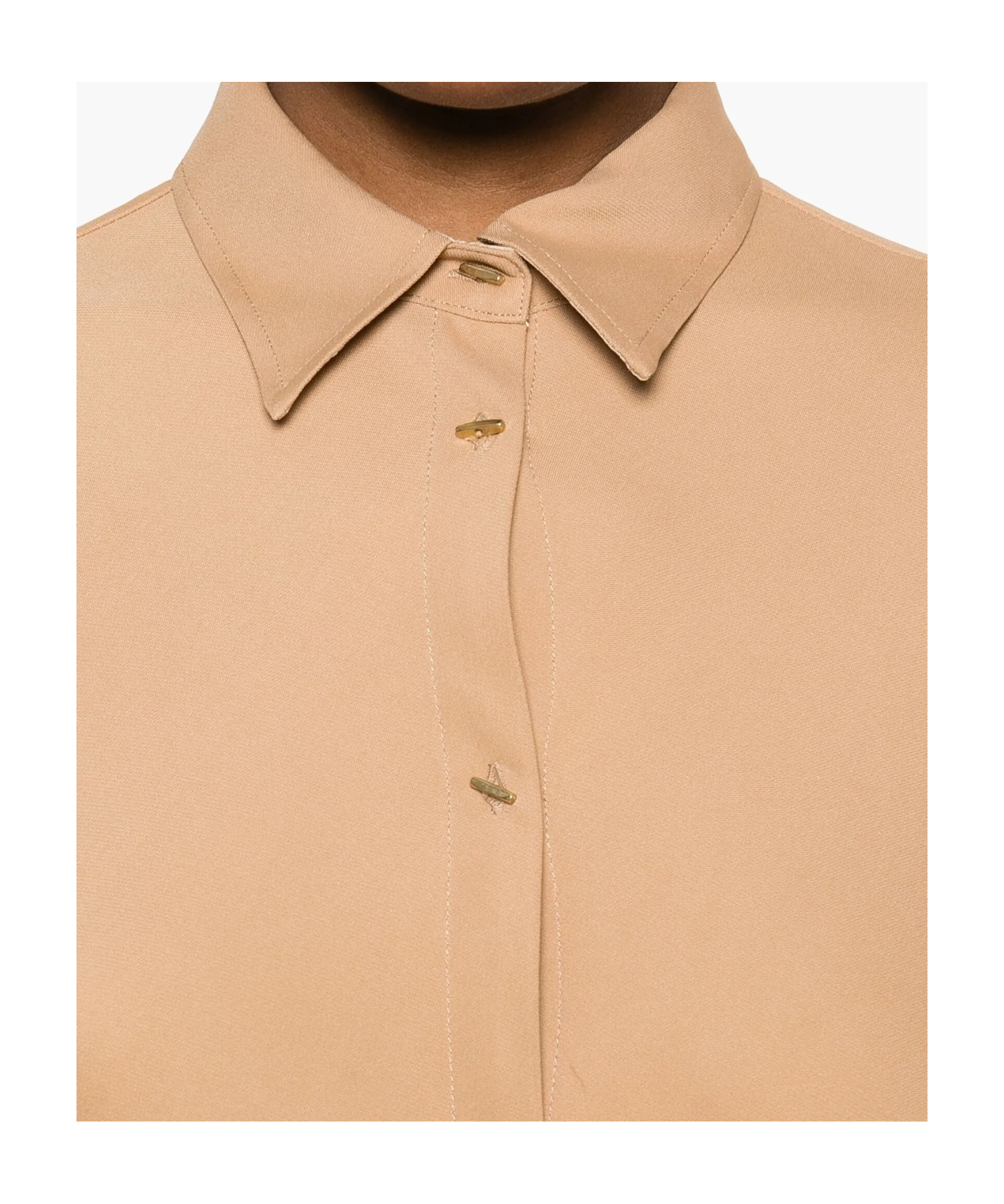 Shop Forte Forte Stretch Cady Crepe Shirt