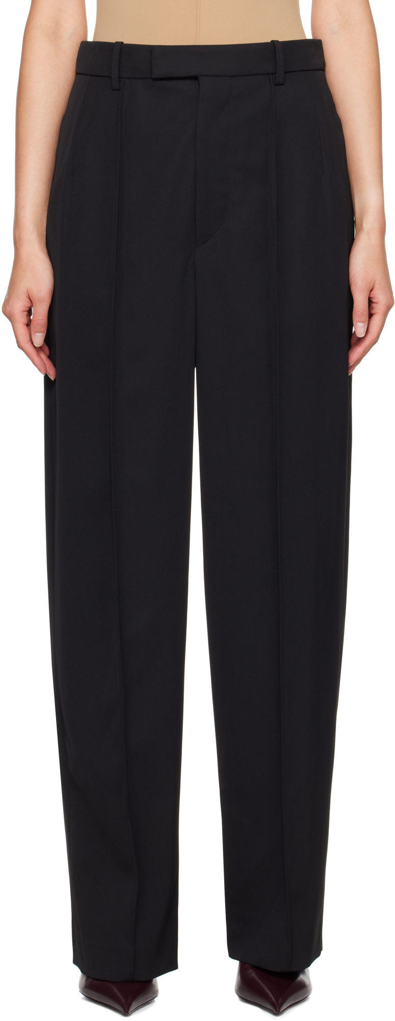 Shop Wardrobe.nyc X Rhw Palazzo Trousers