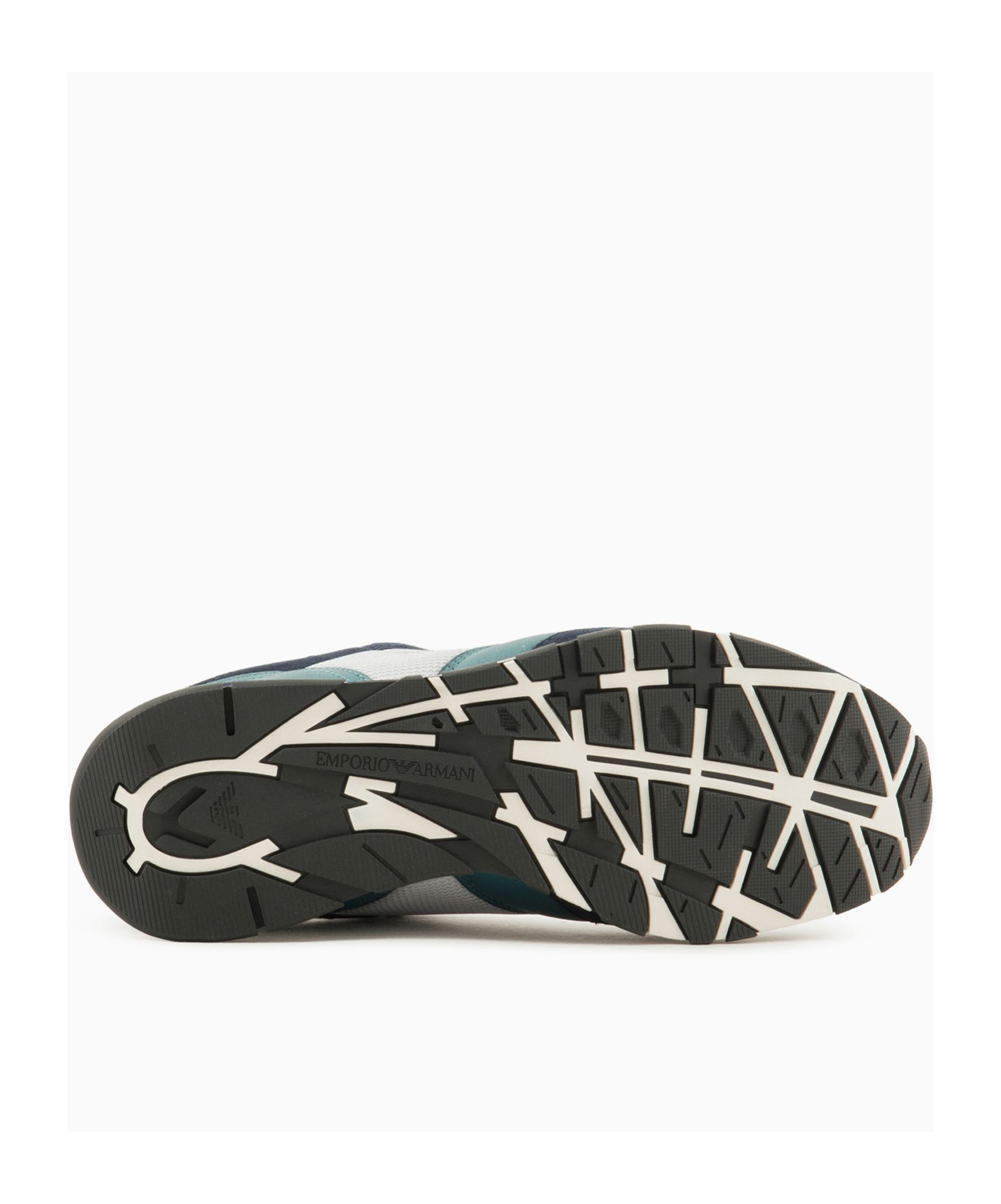 Emporio Armani Lace Up Sneakers In White