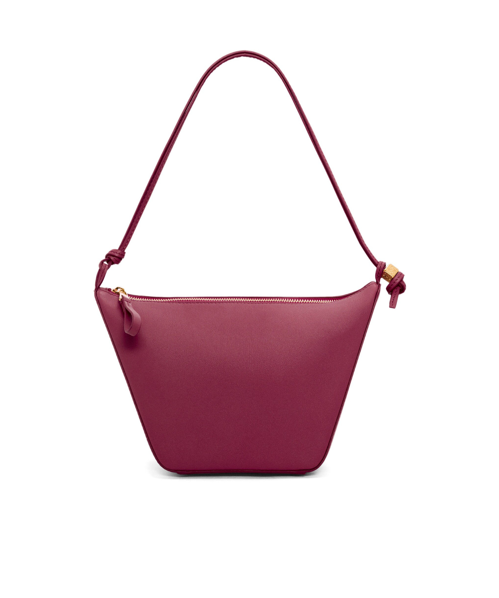 Loewe Hammock Drawstring Small Leather Shoulder Bag In Red