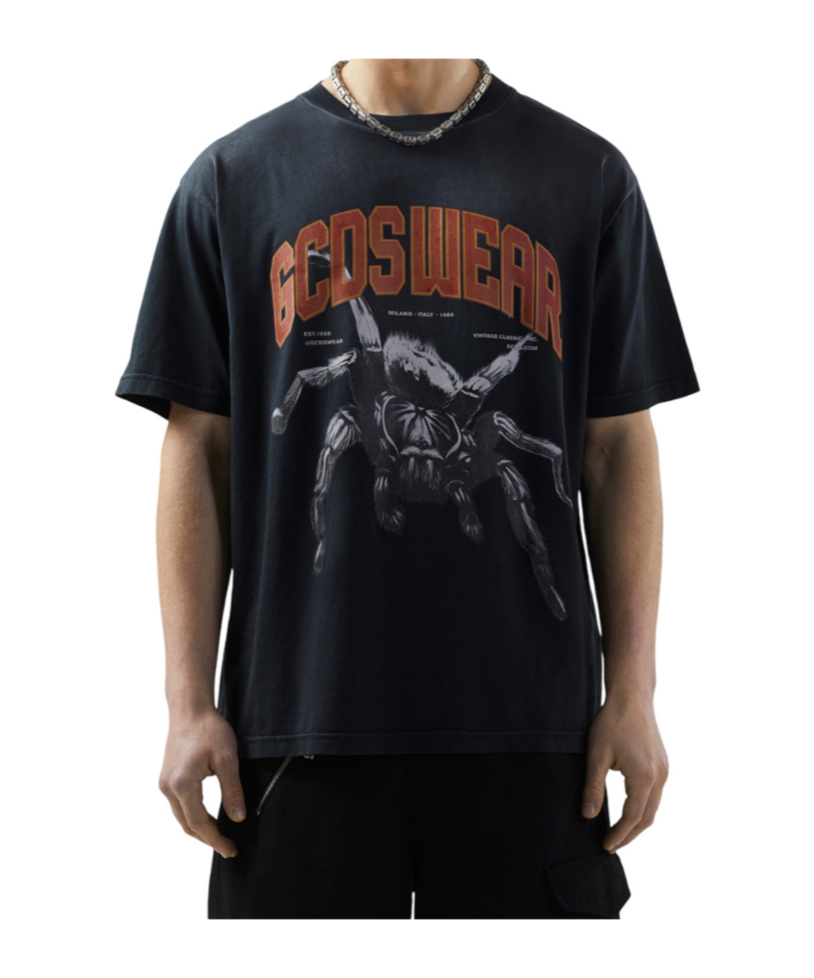 Shop Gcds Wear Spider T-shirt In Black