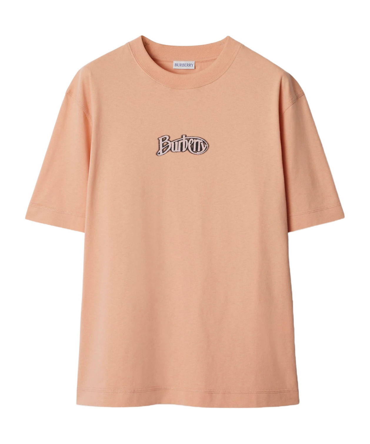 Burberry Item O-neck Short-sleeved T-shirt In Nude