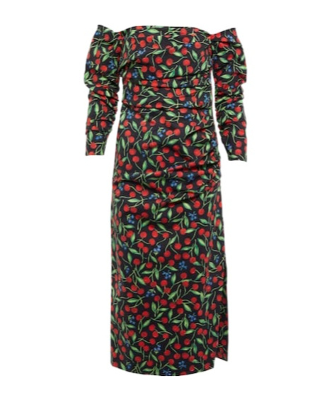 Carolina Herrera Midi Dress In Multi