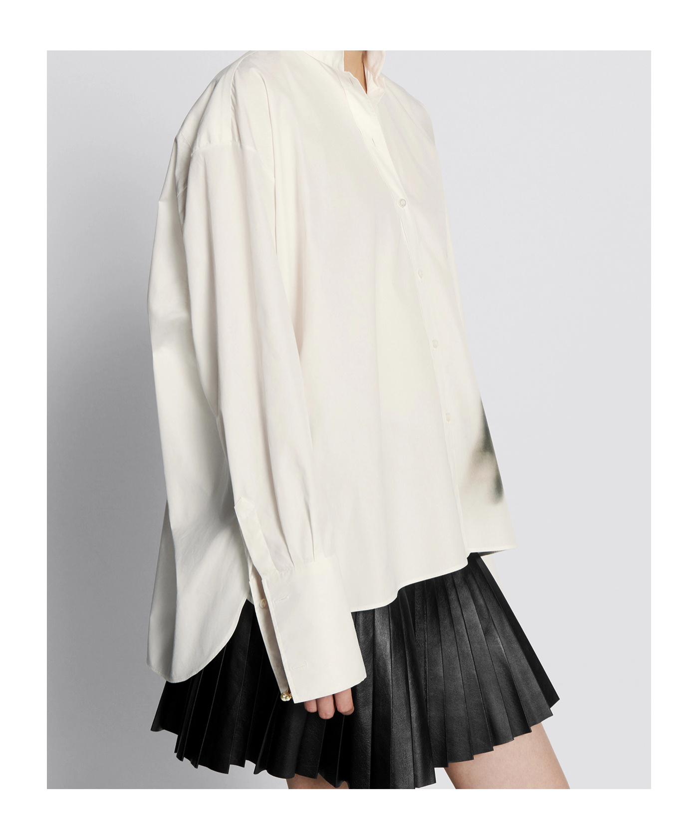 Dior Honey-embroidered Long-sleeved Shirt In White