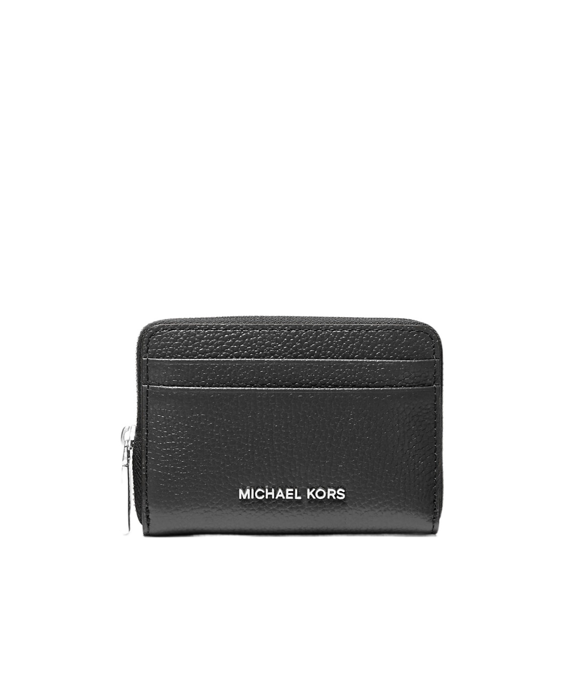 Michael Michael Kors Jet Set Leather Wallet In Black