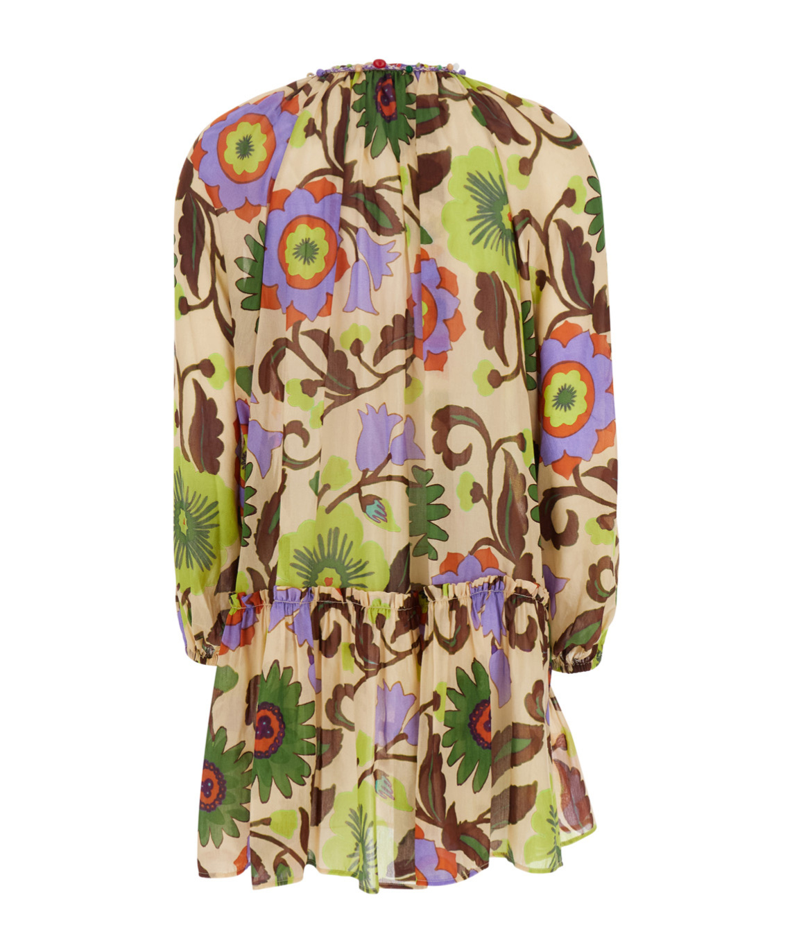 Shop Anjuna Pattern Dress In Nude