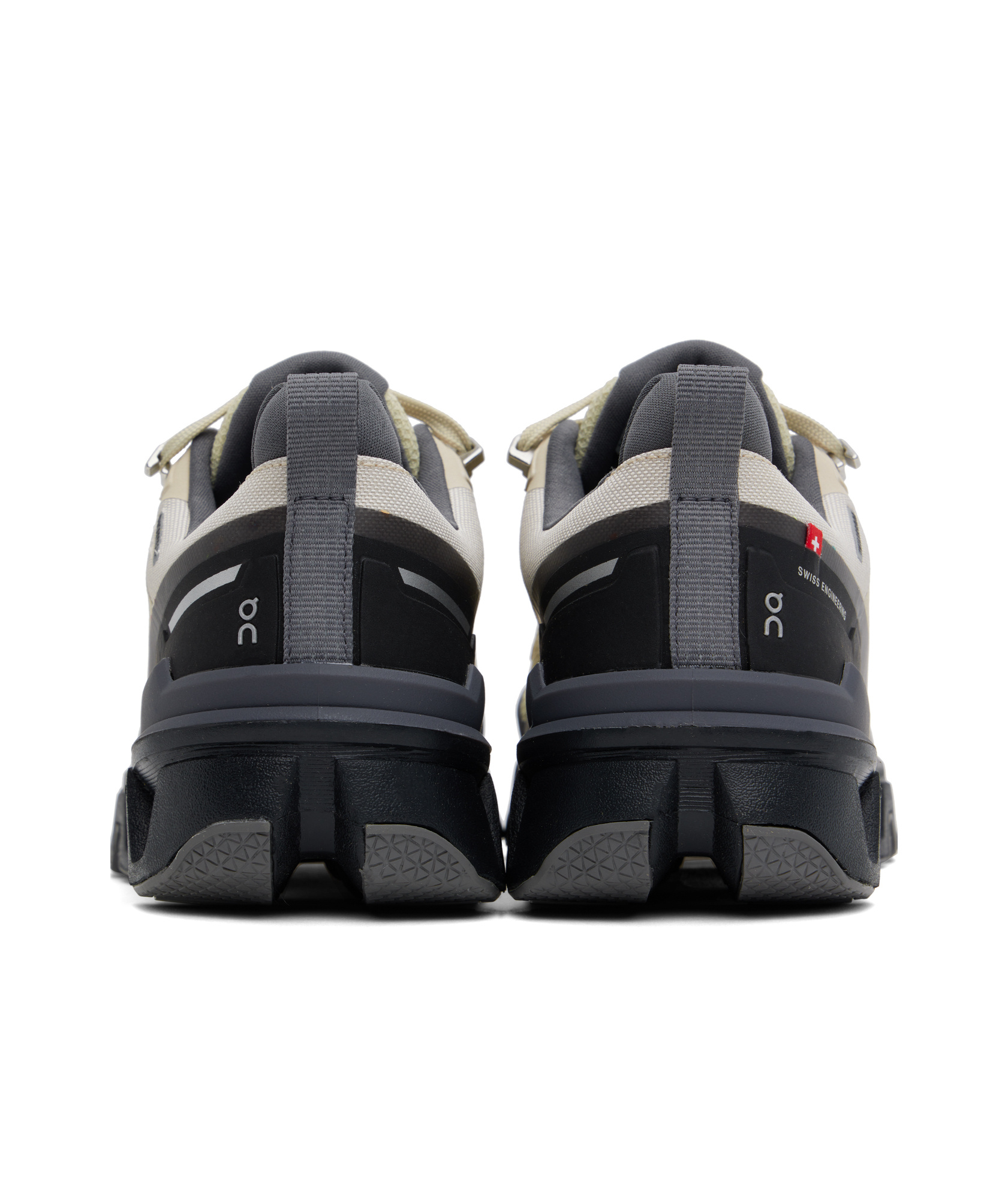 On Running Lace Up Sneakers In Black