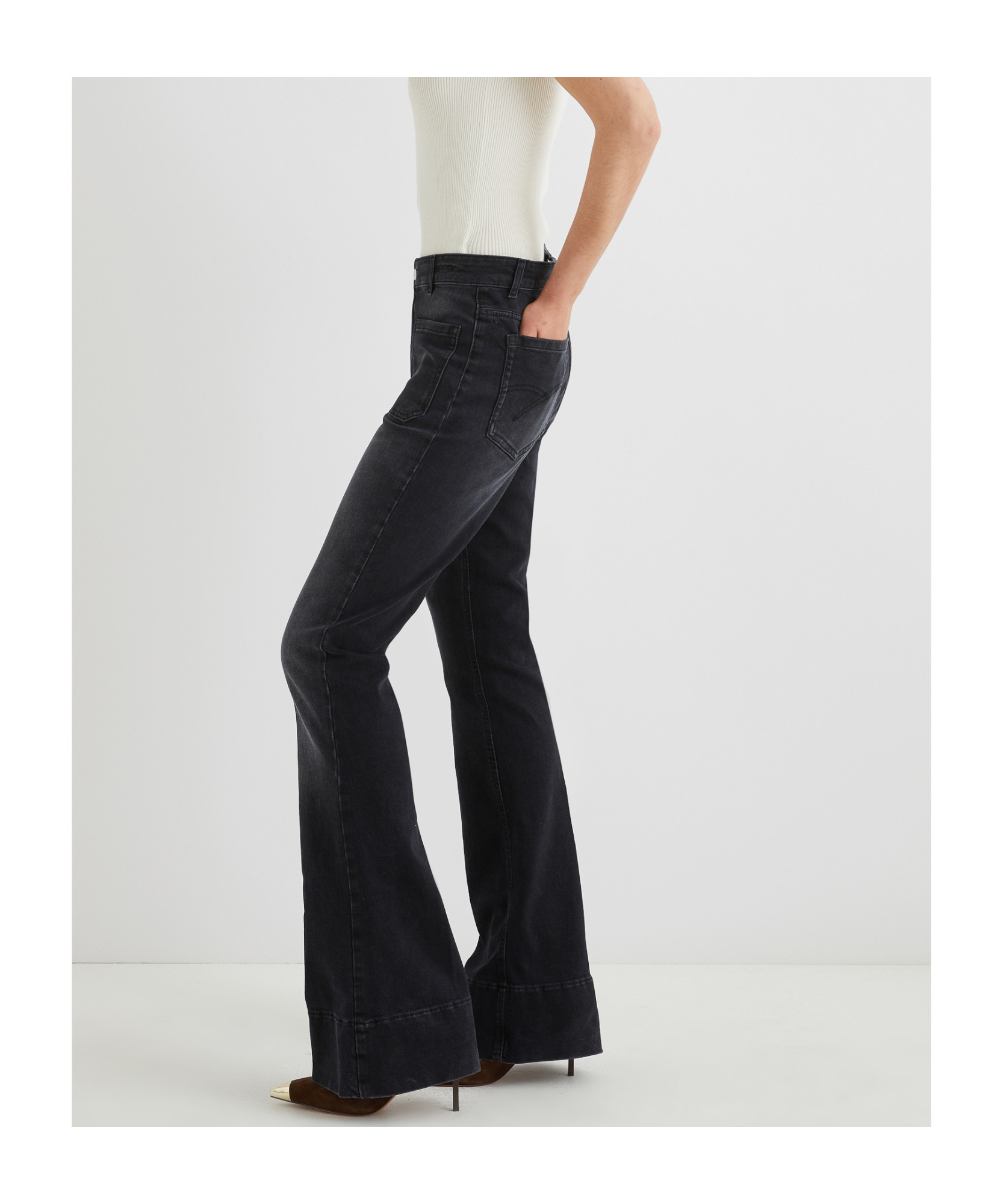 Marella Bootcut Jeans - Black In Black
