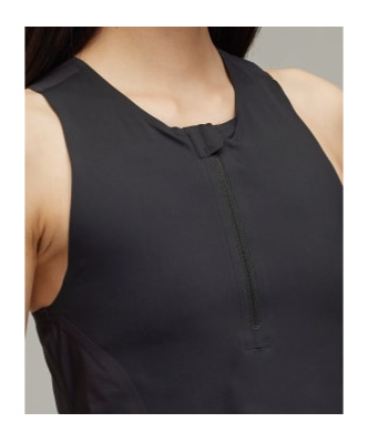 Shop Y-3 Cropped Performance Tank Top In Black