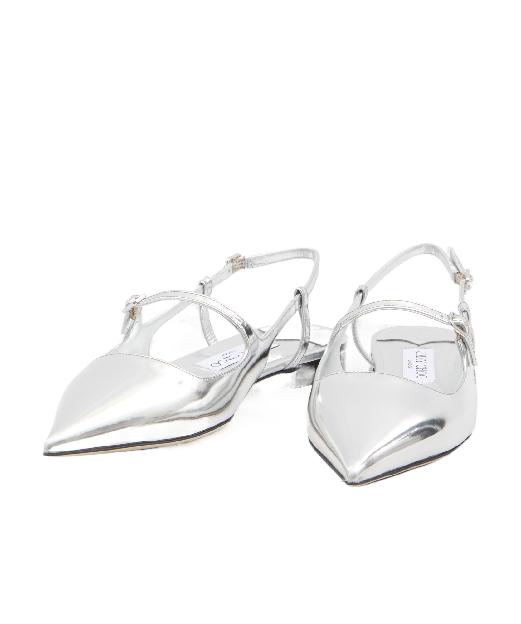 Shop Jimmy Choo Didi Ballet Flats In White