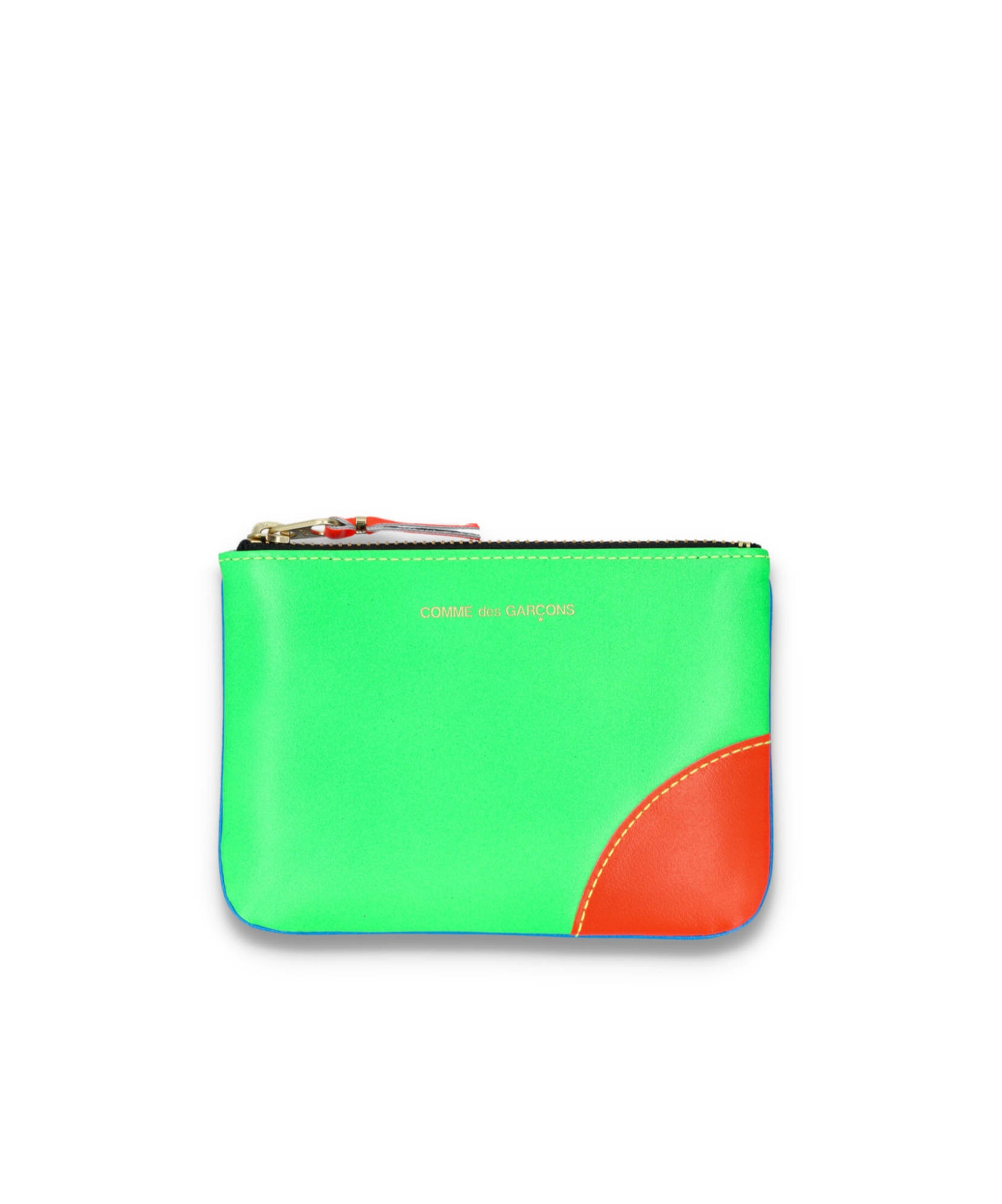 COMME DES GARÇONS SUPER FLUO LEATHER POUCH 
