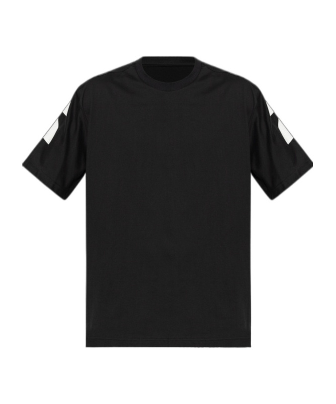 Mcm Mega Laurel Print T-shirt In Organic Cotton In Black