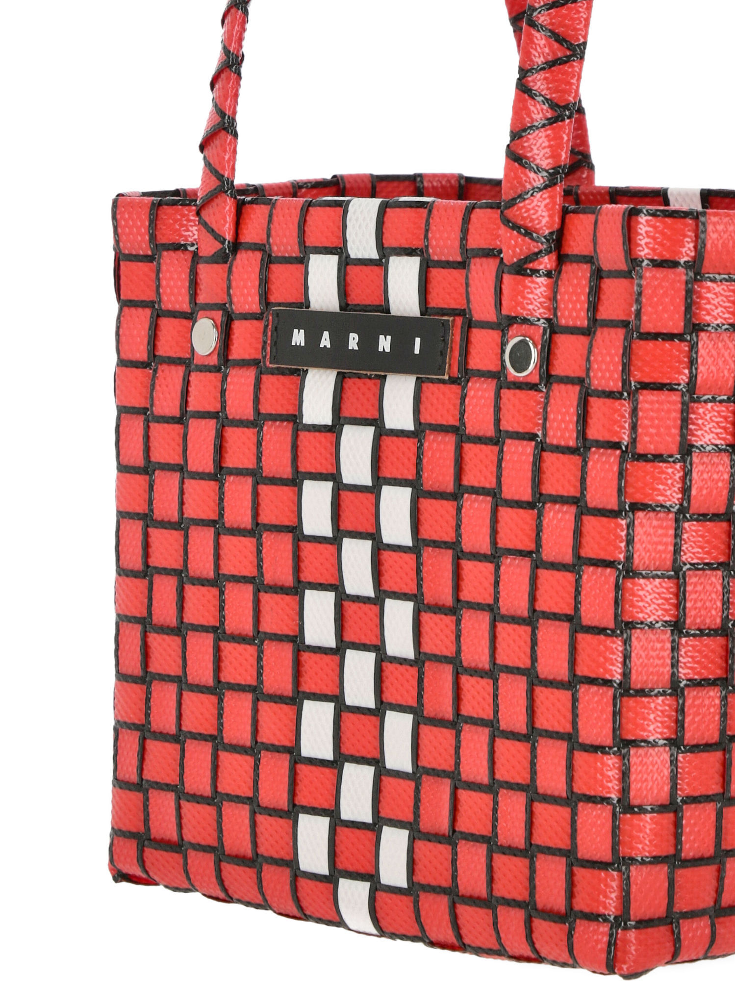 Marni Logo Bag In Red