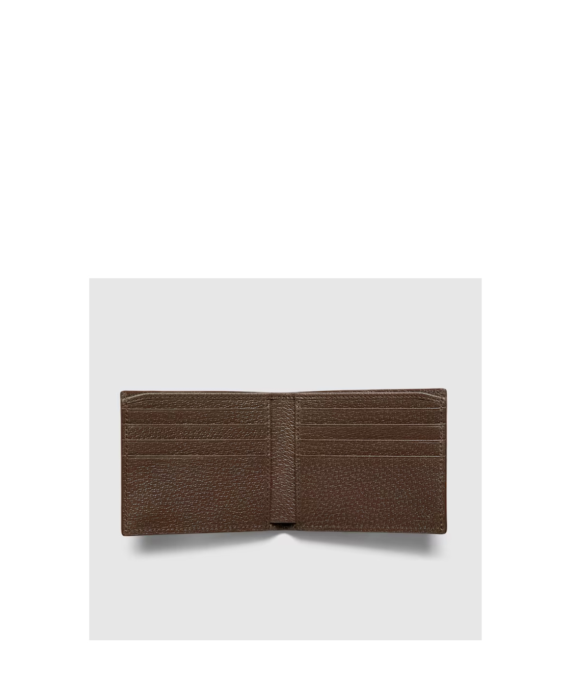 Gucci Gg Supreme Fabric And Leather Wallet With Frontal Logo In Nude