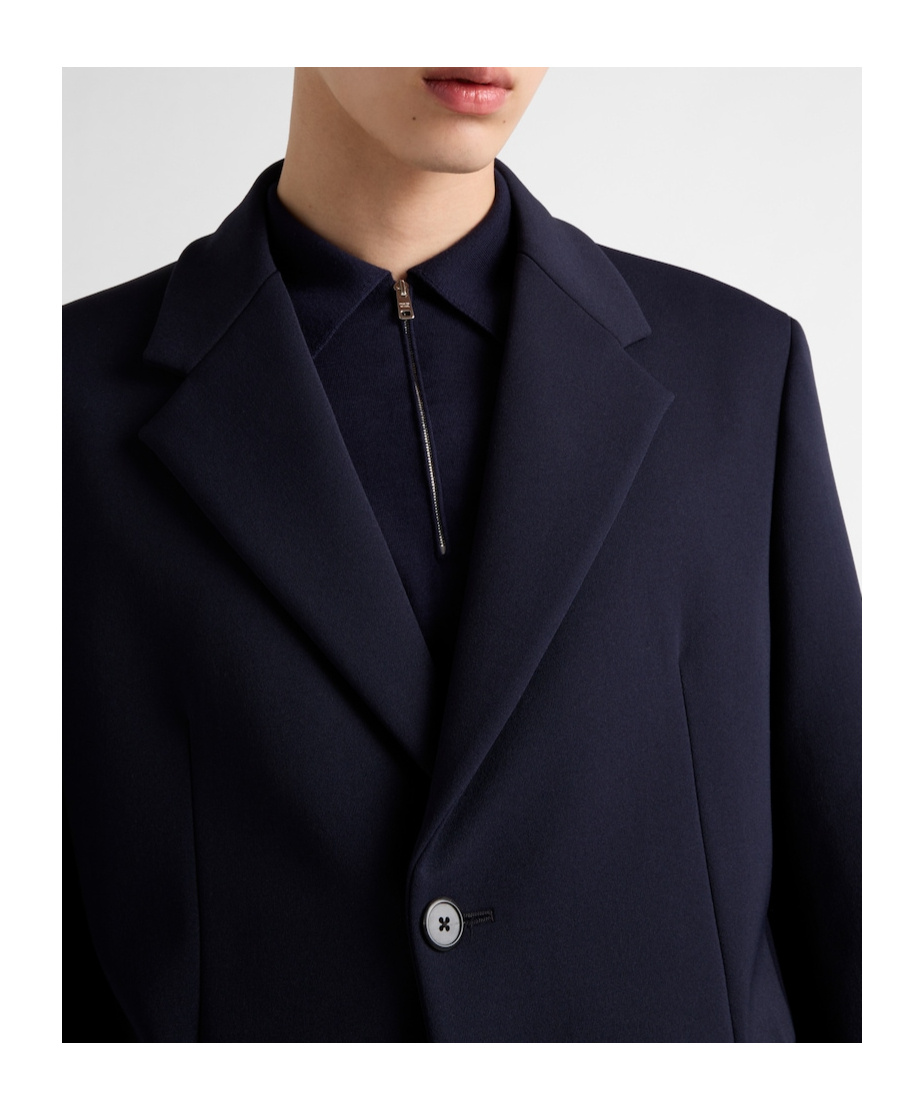 Prada Men's Stretch Wool Blazer In Blue
