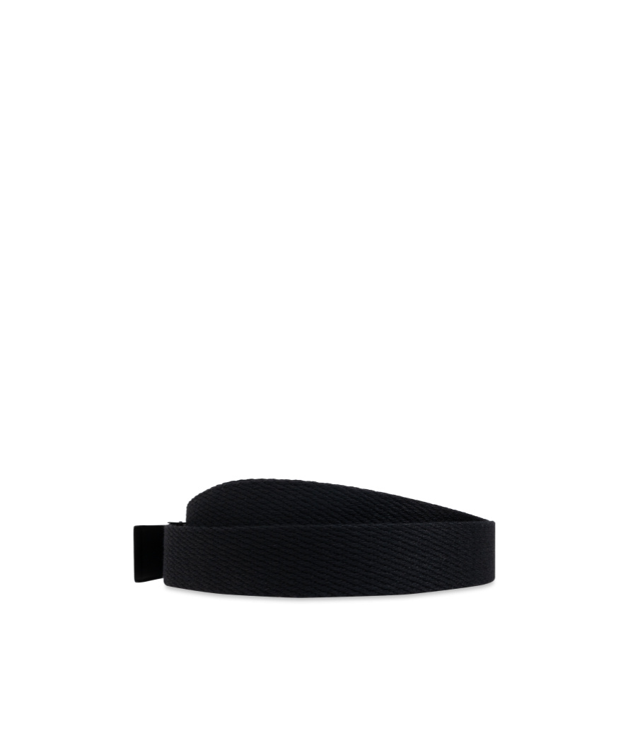Balenciaga Rectangular Buckle Waist Belt In Black