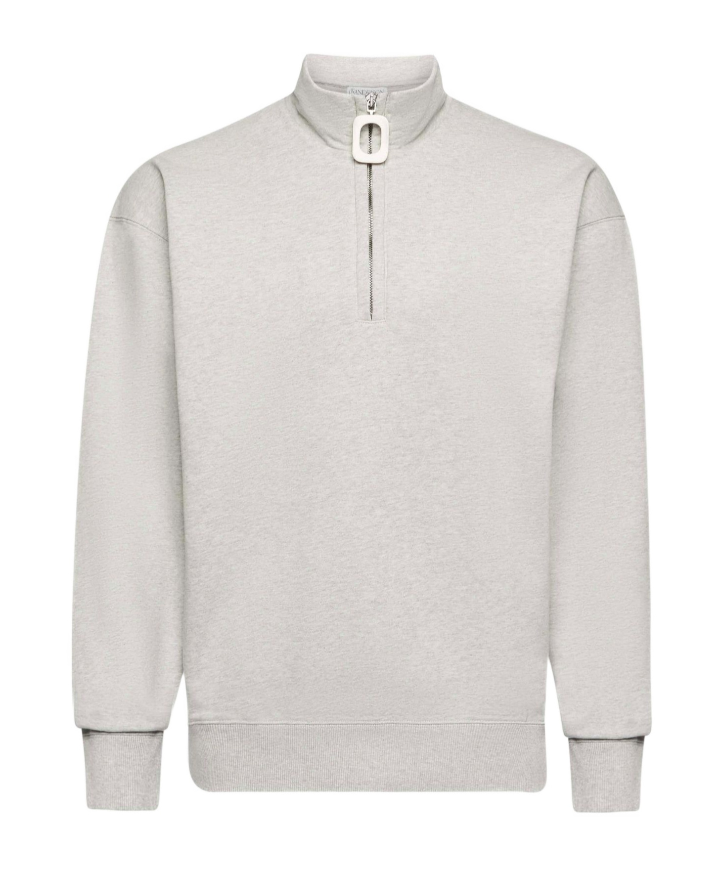Jw Anderson Sweatshirt With Half Zip In White