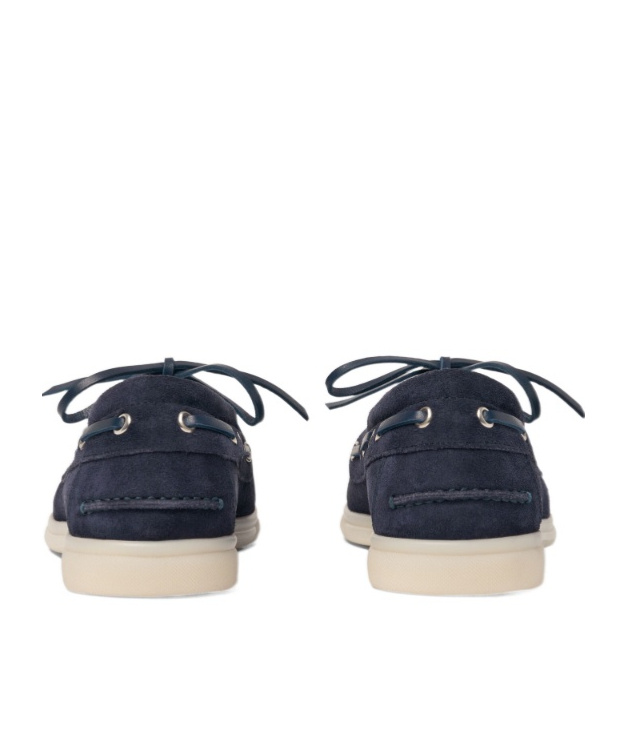 Scarosso Lia Boat Shoes In Black