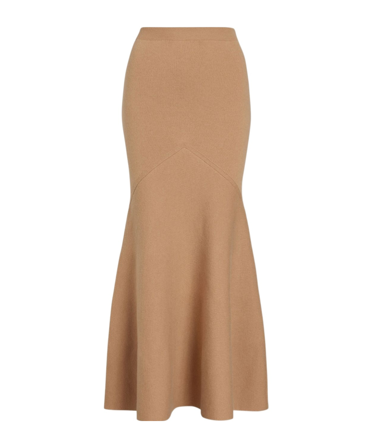 Patou Peplum Maxi Skirt In Nude
