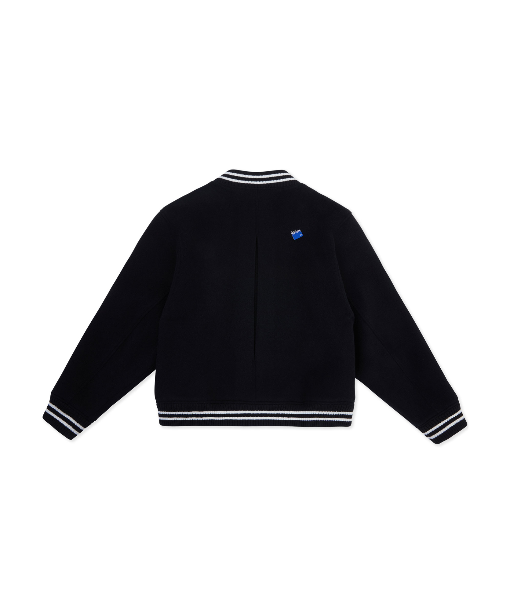 Ader Error Significant Collection Trs Tag Logo Baseball Cotton Clothing In Black