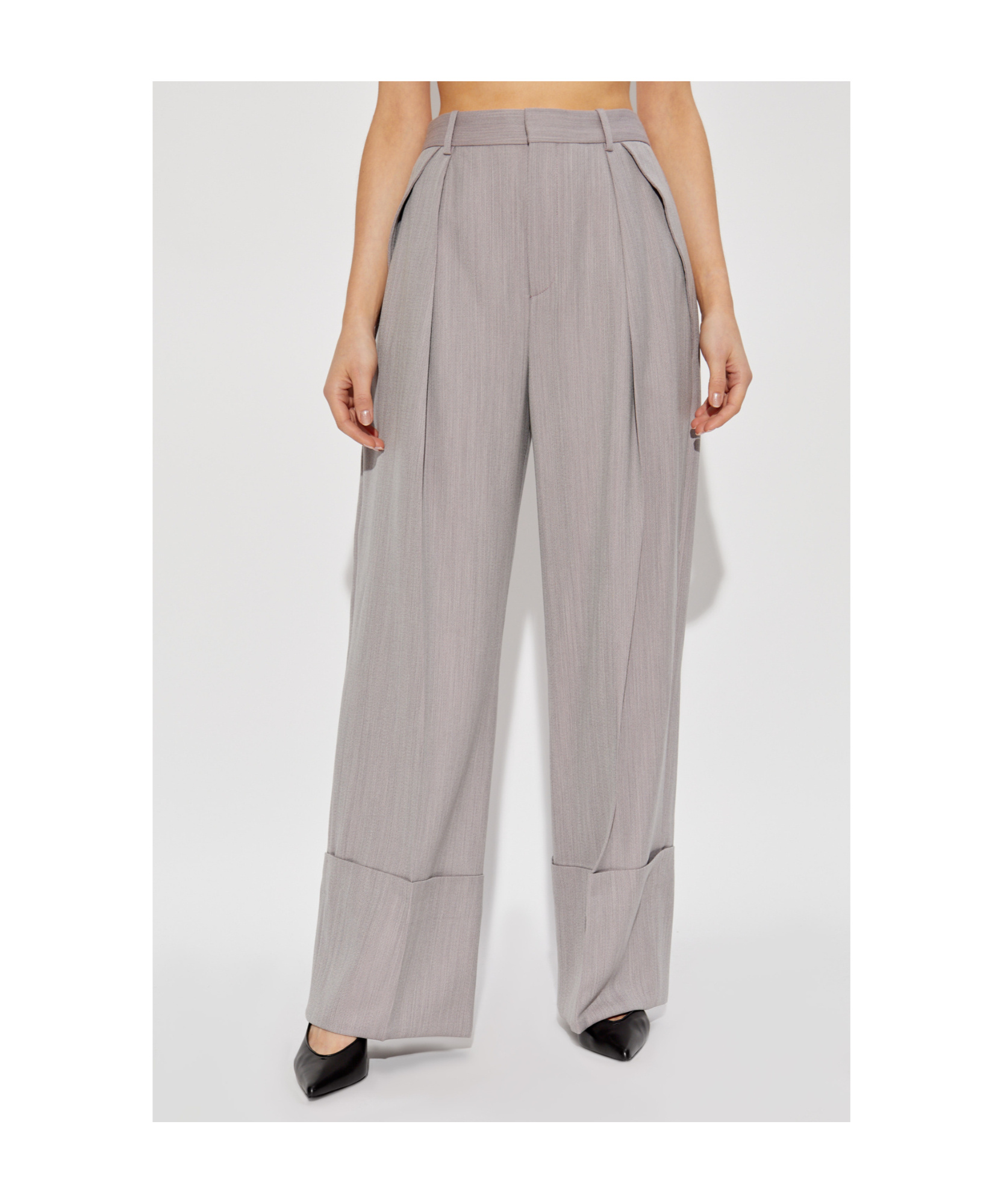VICTORIA BECKHAM WIDE-LEG TROUSERS