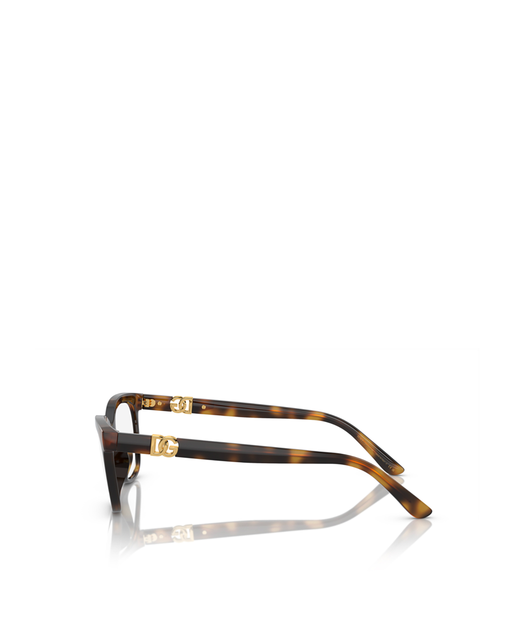 Dolce & Gabbana Dolce Gabbana Eyewear Square Frame Glasses In Black