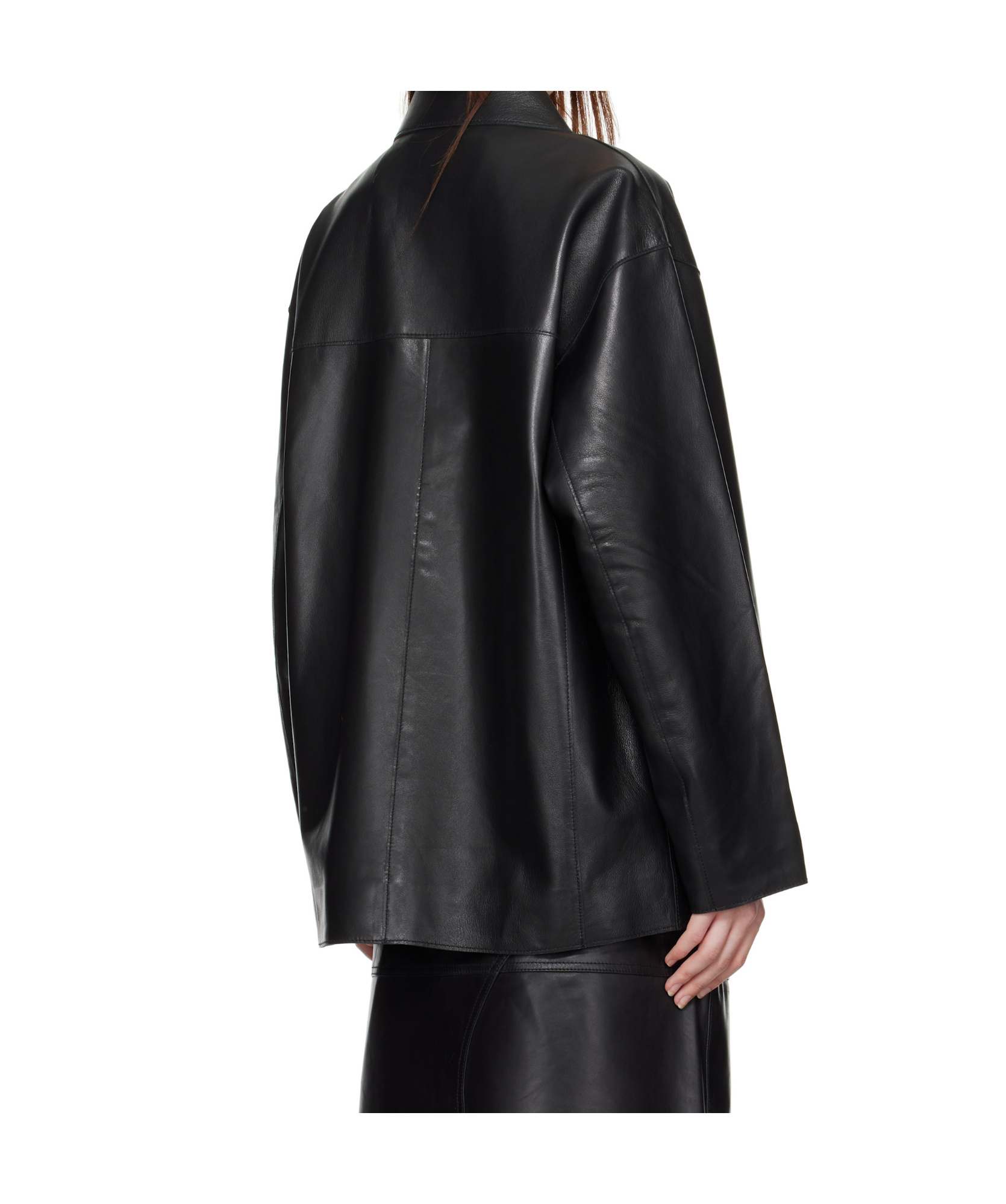Stand Studio Stand Elisia Leather Jacket In Black