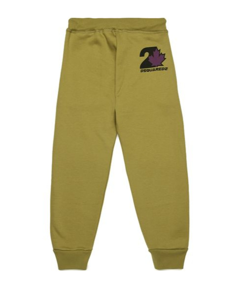 DSQUARED2 MAPLE LEAF-PRINT TRACK PANTS