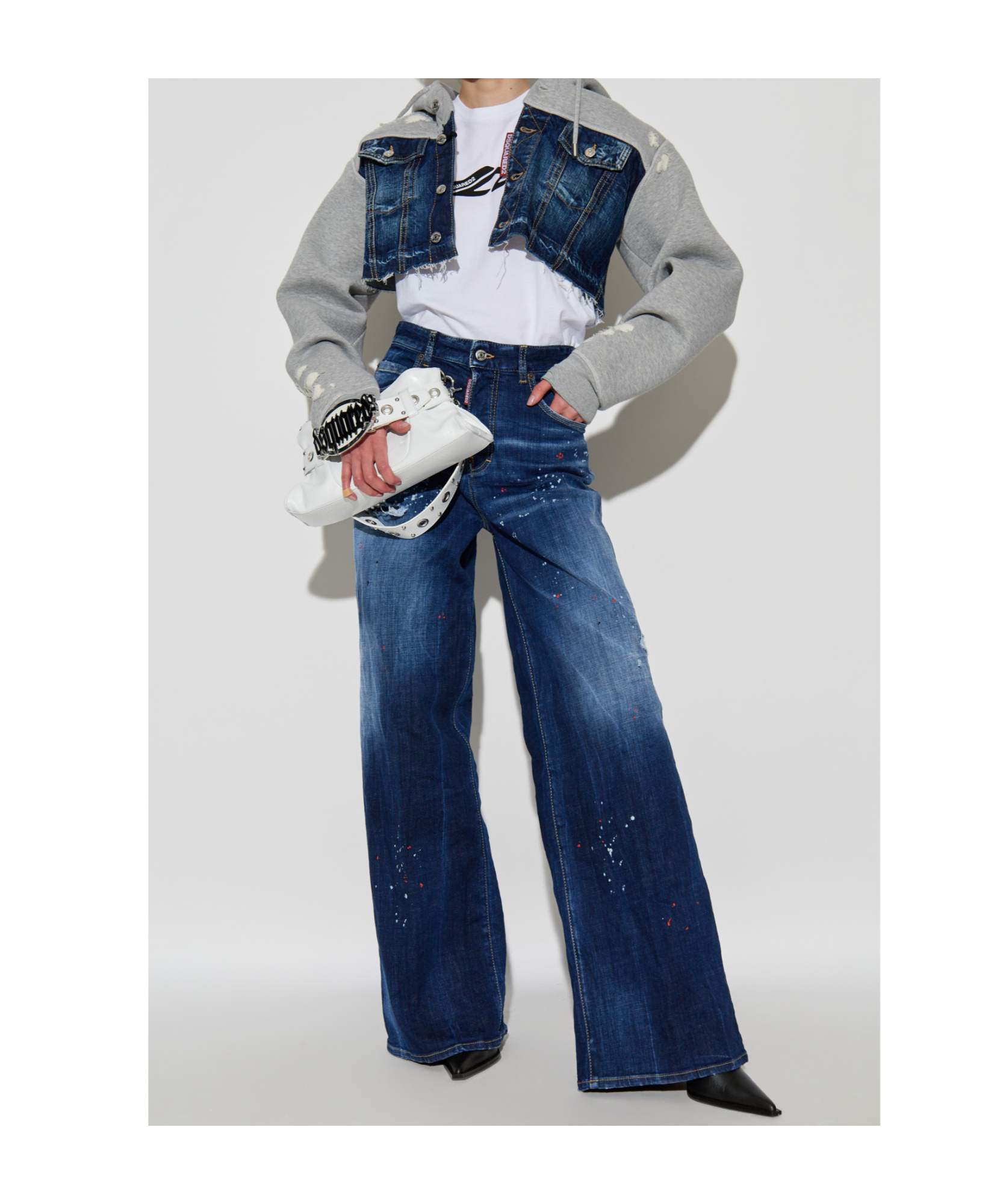 Dsquared2 Signature Icon Cropped T-shirt