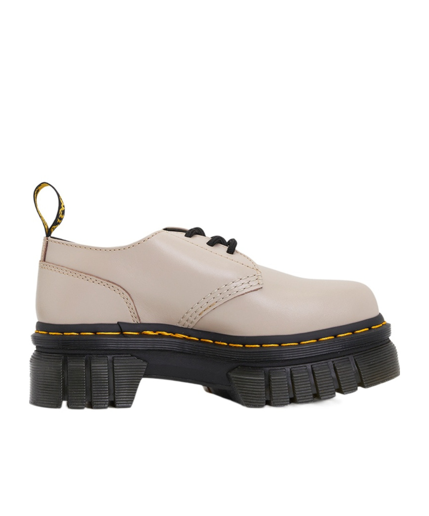 Dr. Martens' Round Head Loafer Shoes In Nude