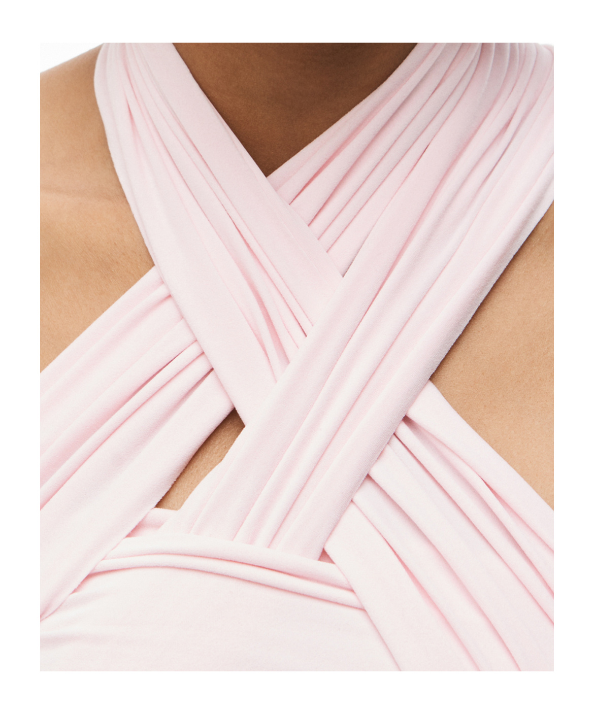 Alexander Wang Halterneck Asymmetric Mini Dress In Pink