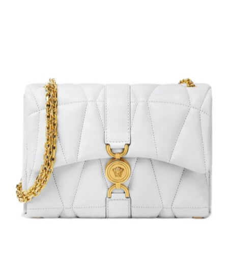 Versace Kleio Shoulder Bag In Yellow