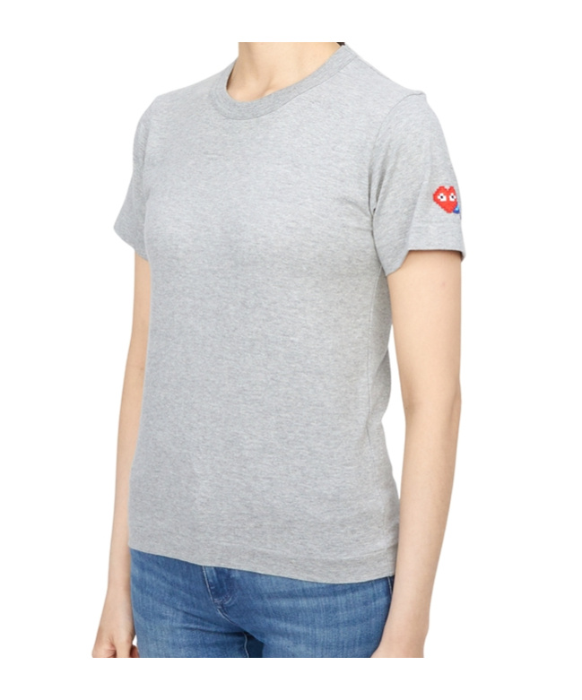 Comme Des Garçons X Invader Pixelated-heart T-shirt