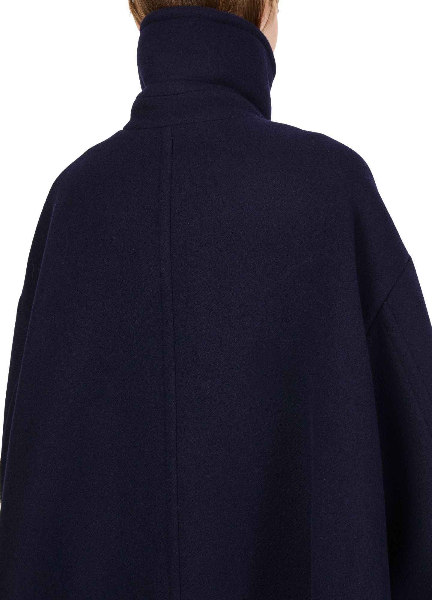 Chloé Chloe Double-breasted Wool-blend Jacket In Black