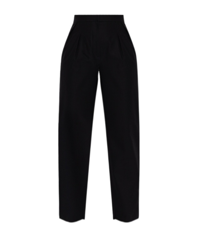 Max Mara Pleated Trousers In Black