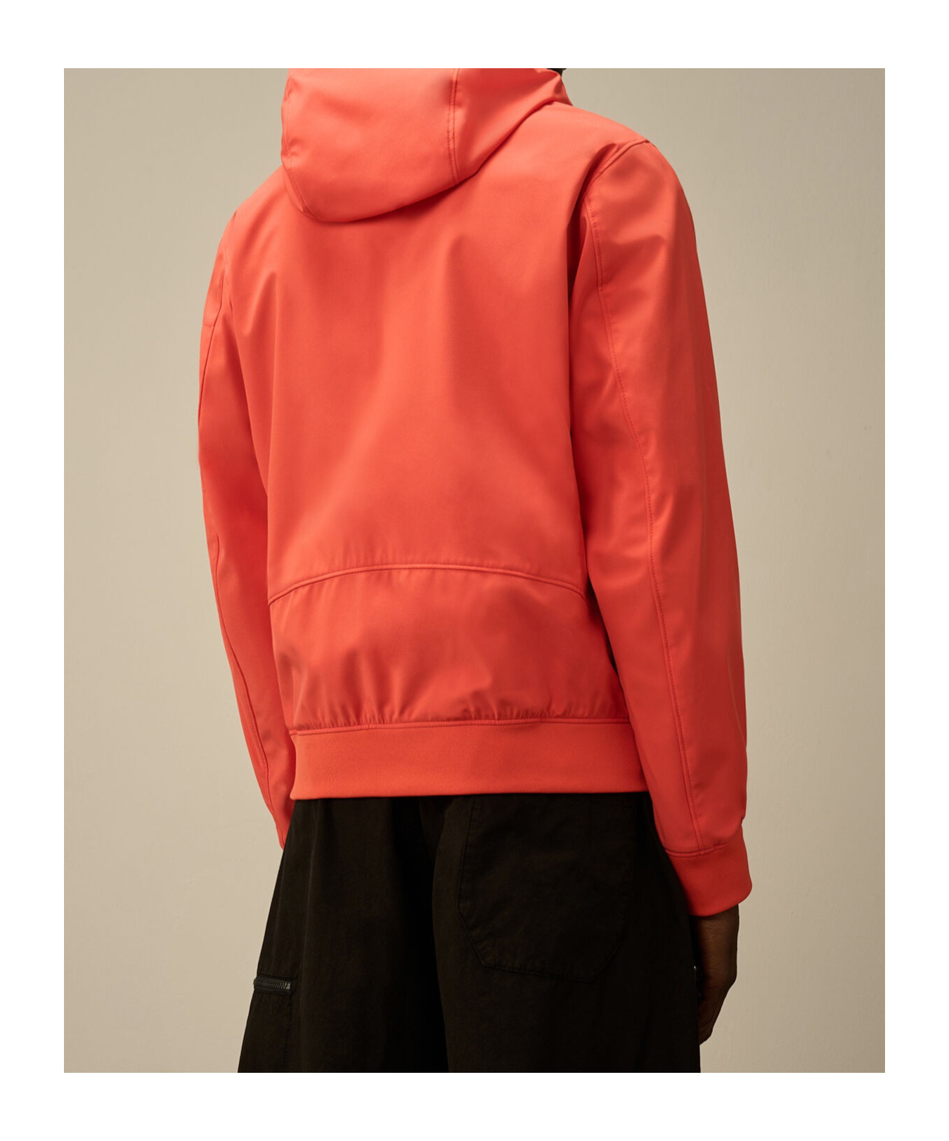 C.p. Company Hooded Jacket With Breathable Fabric In Red