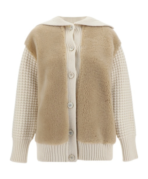 Fabiana Filippi Jacket In Nude