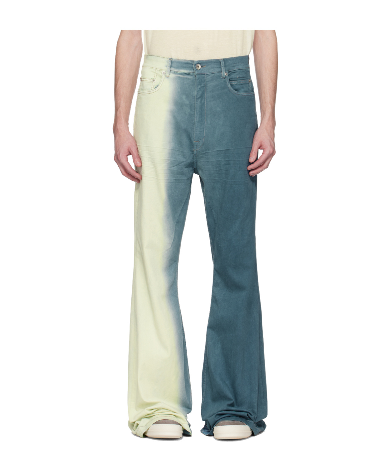 Rick Owens Drkshdw Hollywood Jeans In Blue