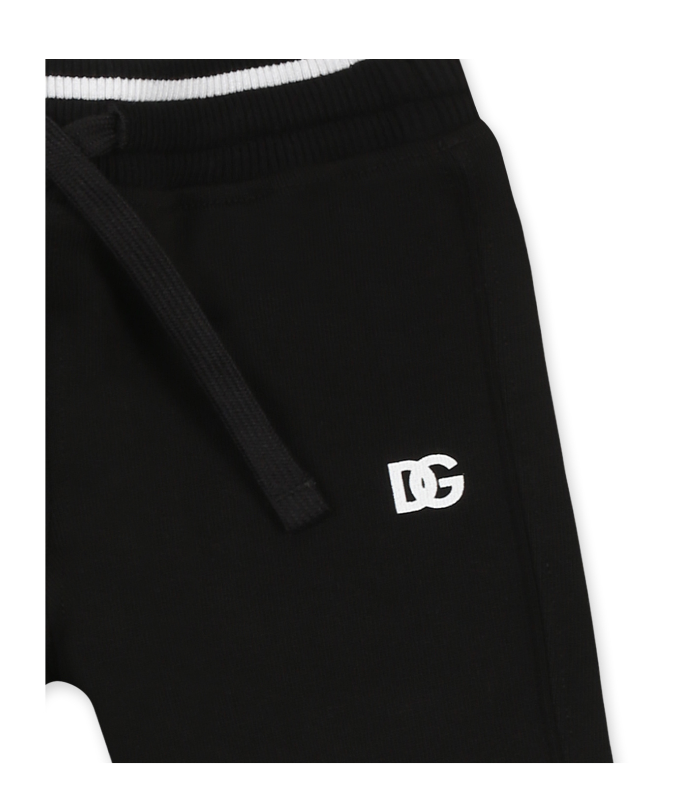 Dolce & Gabbana Drawstring Sweatpants In Black