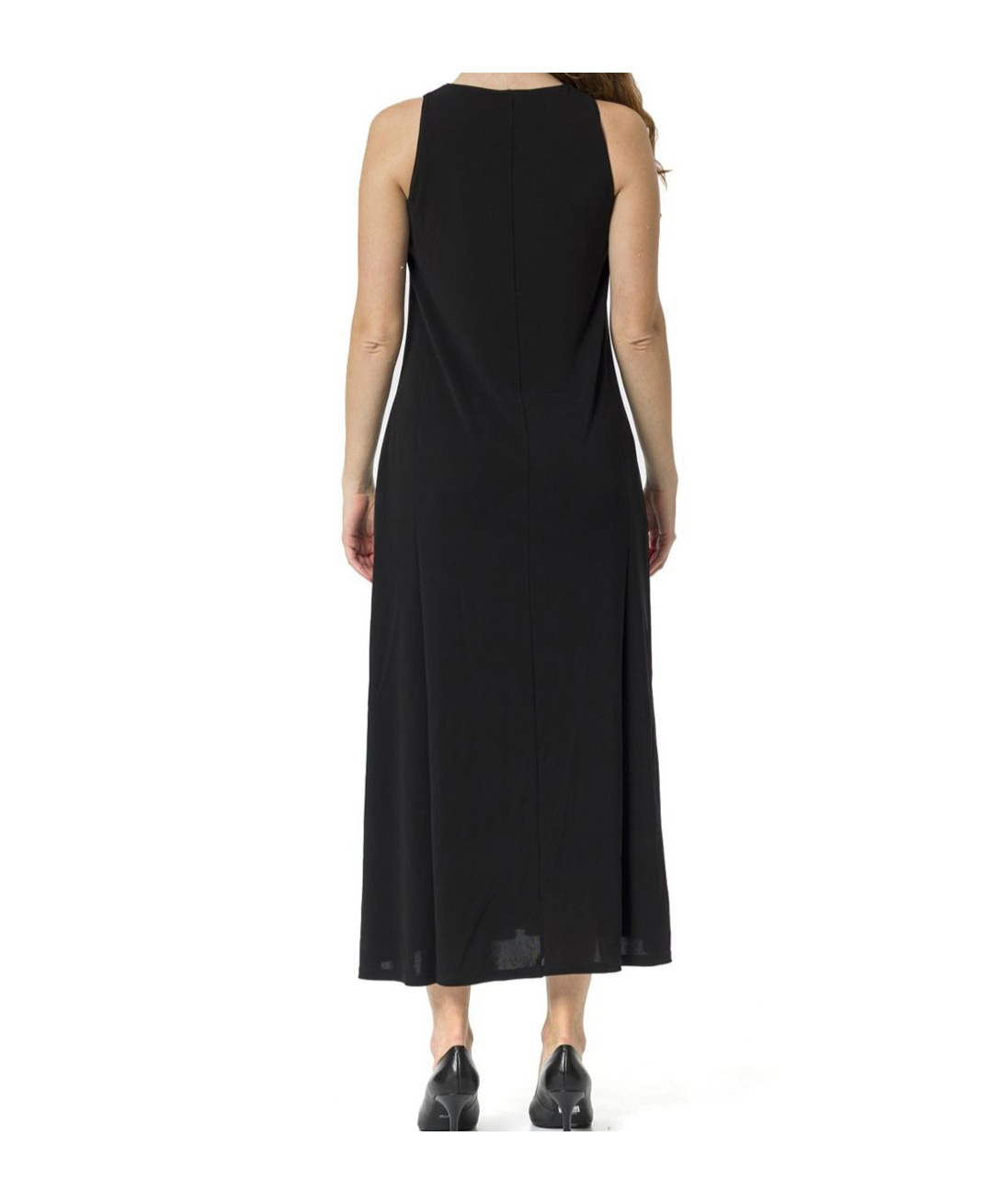 Max Mara Draped Back Sleeveless Dress